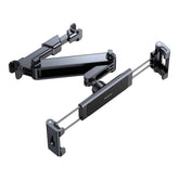 Mcdodo Cm 4320 Car Headrest Mount Construed From Abs, Silicone, And Aluminium Alloy 60 Degree Rotation For Tablet And Phone Black